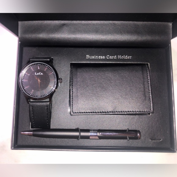 NEW Men’s watch, business card holder, pen - Picture 5 of 6